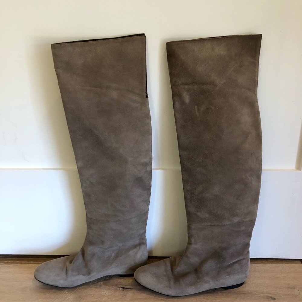ALEXANDRA NEEL over the knee suede boots